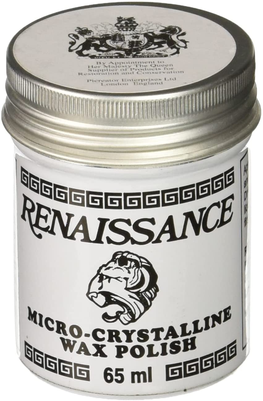 R e n a i s s a n c e Wax Multi-Surface Polish Paste, Metal, Jewelry & Wood Protector, Gilding Polish Finish, Microfiber Towel Included for Renaissance Wax, E-book