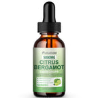 1 Pack 5000mg Citrus Bergamot Liquid Drops,Reduce Triglycerides Bergamot Supplement for High Cholesterol, Immune Support for Anti Aging,Antioxidant,Lime Bitter,Natural Olive Leaf Extract,2 Fl Oz