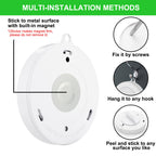 Mlambert 4 Pack Motion Sensor LED Night Light, Cordless Battery-Powered Stick-on Magnet Closet Lights, Safe Lighting for Stairs, Cabinet, Neutral White