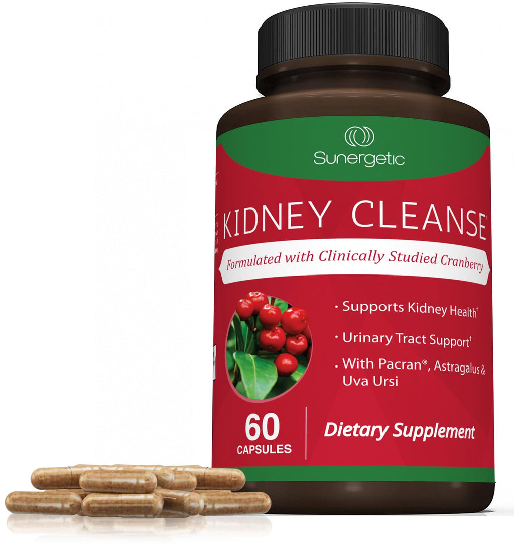 Premium Kidney Cleanse Supplement – Powerful Kidney Support Formula With Cranberry and Astragalus- Helps Support Healthy Kidneys & Urinary Tract Support - Kidney Cleanse Detox & Repair – 60 Capsules
