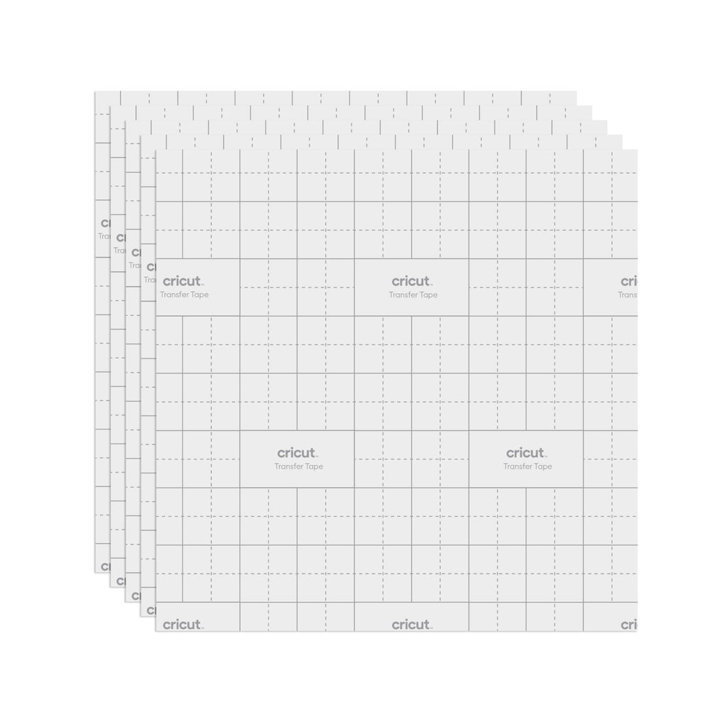 Cricut Value Transfer Tape - 75ft Flat Pack, 12in x 12in Sheets (75-Count)
