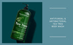 New York Biology Tea Tree Body Wash for Men and Women - Moisturizing Body Wash Helps Soothe the Skin - Refreshing and Hydrating Cleanser for Body and Feet - 16.9 Fl Oz (Pack of 2)