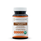 Secrets of the Tribe California Poppy USDA Organic 60 Capsules | Made with Vegetarian Capsules and Certified Organic California Poppy (Eschscholzia Californica) Dried Herb and Flower (60 Capsules)