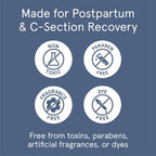 LOLA Postpartum Underwear with Organic Cotton Max Absorbency for Postpartum Bleeding - Pregnancy Hospital Bag Essentials - 10 Count