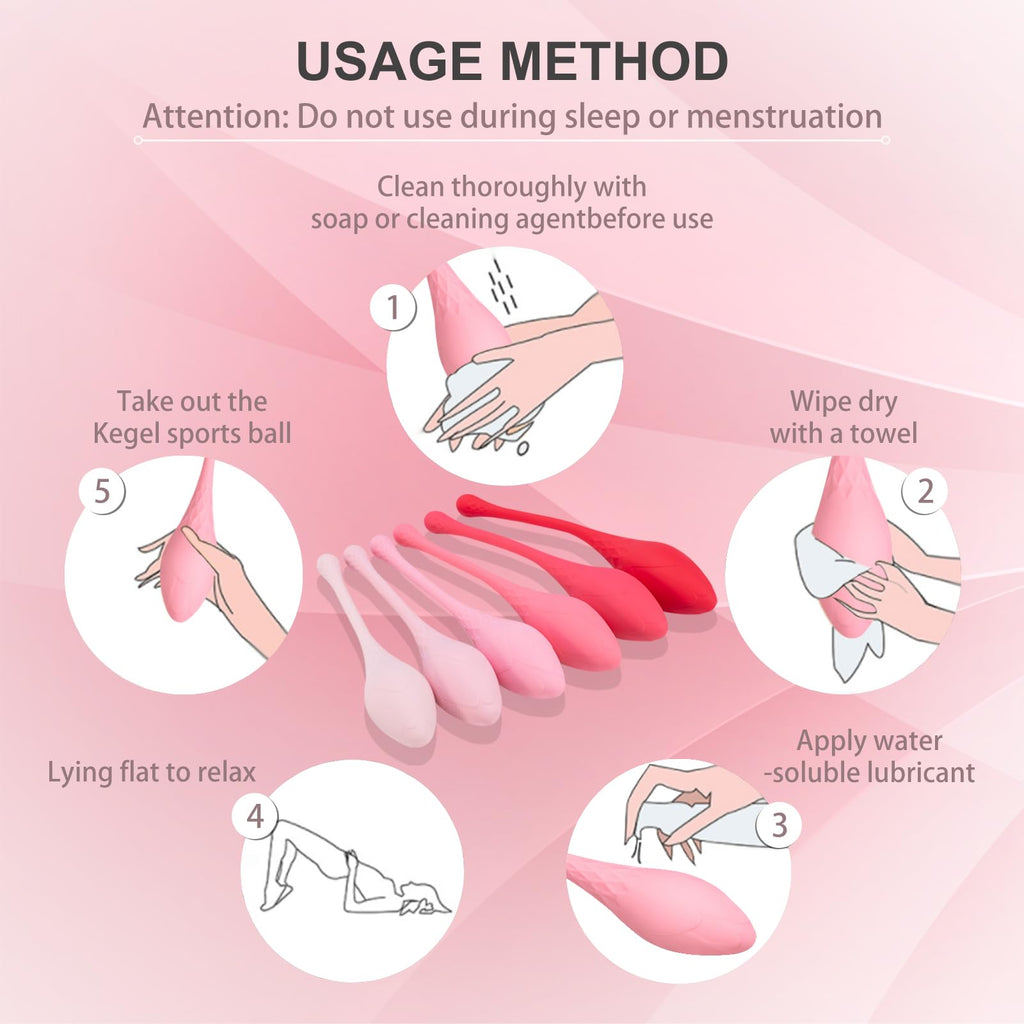 Kegel Exercise System - Recommended by Doctors for Pelvic Floor strengthening and Tightening Exercises, Basic and Advanced Kegel Fitness Products