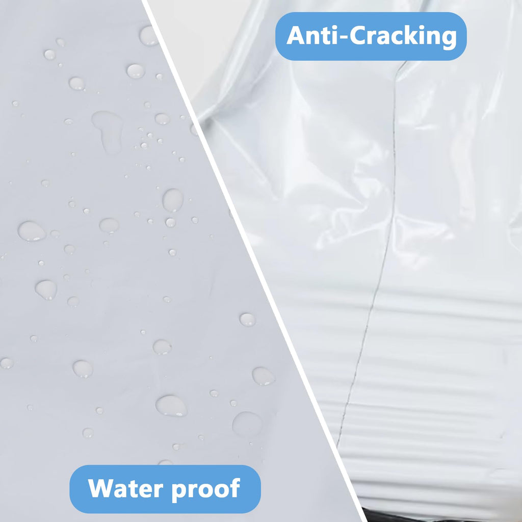 Myrvexel 100Pack 24x26" White Poly Mailers - Self Sealing, Waterproof & Tear-Resistant Shipping Envelopes for E-Commerce, Clothing, Books & Small Business