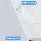 Myrvexel 100Pack 24x26" White Poly Mailers - Self Sealing, Waterproof & Tear-Resistant Shipping Envelopes for E-Commerce, Clothing, Books & Small Business