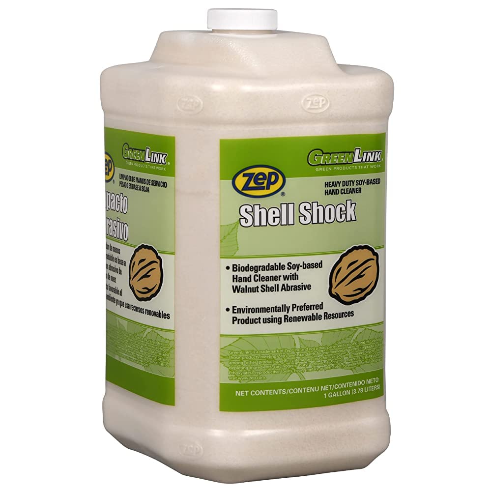 Zep Shell Shock Hand Cleaner and D-4000 Dispenser - 1 Gallon (Case of 4)