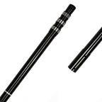 JSPJSP Carbon Fiber Pool Rod - Professional 4-12 Foot Telescopic 4-piece Pool Cleaning Rod Set, Adjustable Telescopic Rod for Cleaning Nets, Brushes, Vacuum Heads