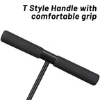 cogardenshower Metal Soil Probe Rod - Septic Tank Locator Tool with T Handle,32-48 Inch Adjustable Ground Probe Rod Steel for Tile Probing,Soil Compaction, Pipe and Gopher Runs Locating