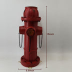 XINDMAO Xdymsien Fake Fire Hydrant for Dogs to Pee on,Solar Hydrant Dog Tranning Pee Post with with Glowing Paw Prints,15 inch Outdoor Backyard Decor Outdoor Statues Firefighter Gifts for Men