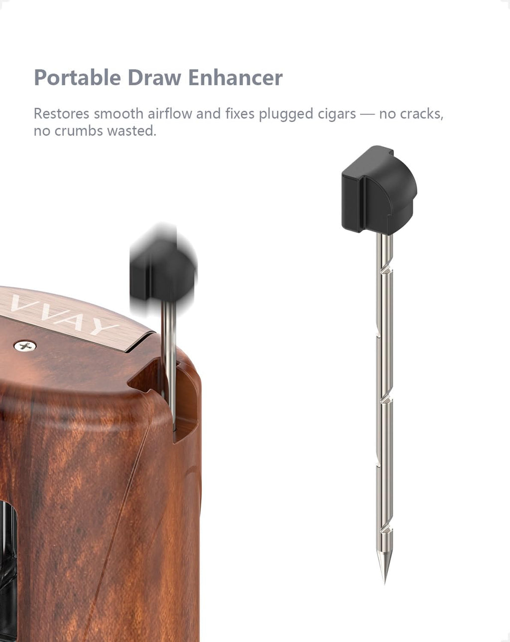 All-in-One Butane Torch Lighter, for Men, Wood Grain