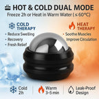 Flyfan Cold Massage Roller Ball, Small Gift for Teens, Men, Women, Boyfriend, Husband, Fitness Lovers, Stocking Stuffers,Handheld Muscle Roller Ball for Neck, Shoulders, Back, Calves & Feet