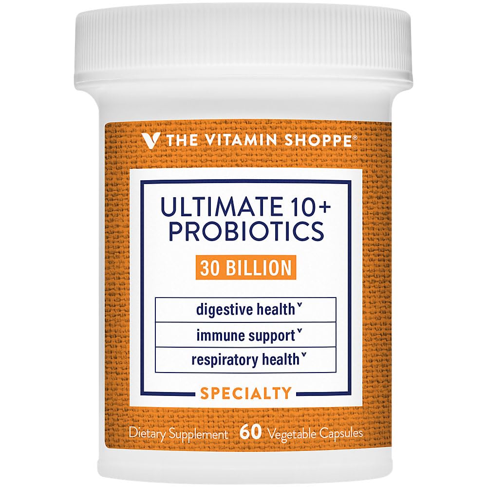 The Vitamin Shoppe Brand Ultimate 10+ Probiotics, 13B CFUs, 60 Capsules
