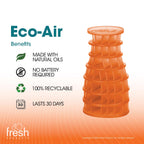 Fresh Products Eco Air Freshener Refill Solid Dry, Mango, 6 Pack