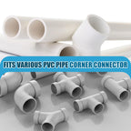 6 Pcs 1-1/2 Inch PVC Pipe 17" Long White Sch40 Industrial PVC Pipes, Greenhouse, Garden, Workshop, Farm, Furniture Grade for Home