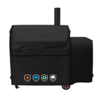 EZ-DONGTENG Heavy-Duty 600D Grill Cover fit for Nexgrill Oakford 1150 Reverse Flow Offset Smoker Charcoal Grill, Nexgrill Oakford 1150 Reverse Flow Grill Model 810-0071 Cover