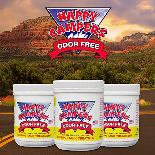 Happy Campers RV Holding Tank Deodorizer Treatment - 18 treatments