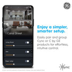 Cync Indoor Smart Plug, WiFi Outlet Socket, Voice Control Outlet, Matter Compatible, Compatible with Alexa and Google Home (3 Pack)