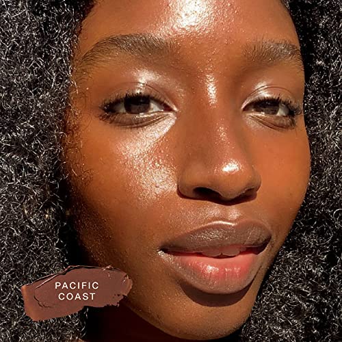 Tower 28 Beauty Bronzino Illuminating Cream Bronzer for Sensitive Skin – Moisturizing, Silicone-Free, Vegan and Cruelty-Free – Color PACIFIC COAST, Deep Bronze