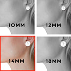 Big Faux Pearl Clip On Earrings for Women - Extra Large Statement Clip Ons