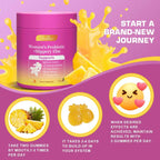 Women’s Probiotic Gummies with Slippery Elm & Prebiotic, Daily Feminine Balance Support, pH Balance for Women, Healthy Flora & Freshness Support, Digestive & Immune Support, Pineapple Flavor, 60 Count