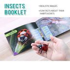Bug Toys Figurines VOLNAU 12PCS Insect Animal Figures for Kids Toddlers Christmas Gifts Decorations Educational Bee Beetle Mantis Spider Ladybug Butterfly Plastic Model