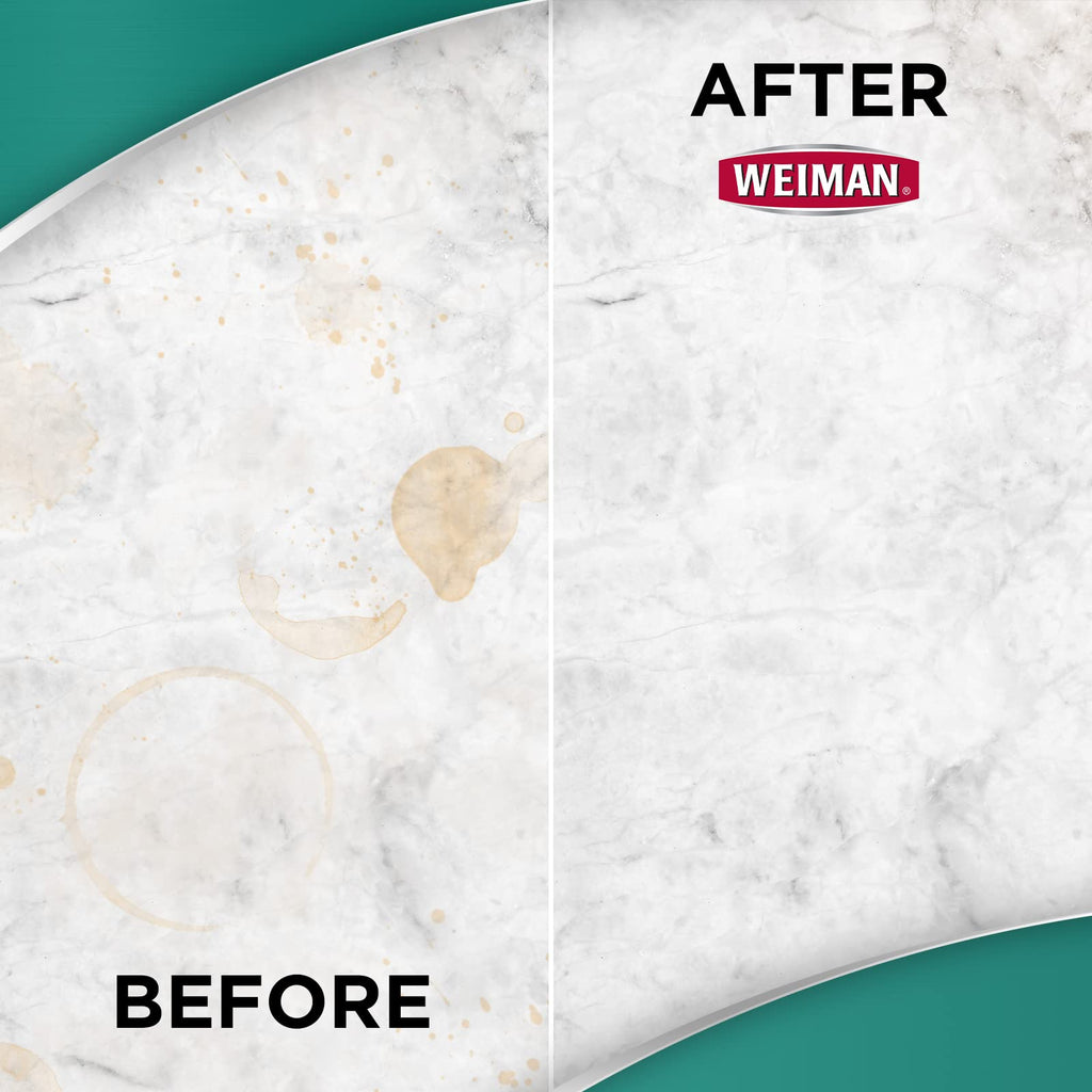 Weiman Granite Cleaner and Polish - 30 Wipes - For Granite Marble Soapstone Quartz Quartzite Slate Limestone Corian Laminate Tile Countertop and More (Pack of 1), Package May Vary