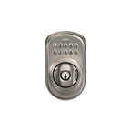 Schlage BE365 PLY 619 Plymouth Keypad Deadbolt, Electronic Keyless Entry Lock, Satin Nickel
