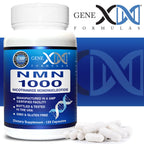 Genex Formulas NMN 1000mg - 99% Pure Shelf Stabilized Supplement Capsules for Increased NAD Levels & Healthy Aging, GMP Certified, 1000mg per Serving, 120 Capsules