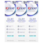 Crest Pro-Health Advanced Gum Restore Deep Clean Toothpaste 4.8 oz Pack of 3 -Anticavity, Antibacterial Flouride Toothpaste, Clinically Proven, Gum and Enamel Protection