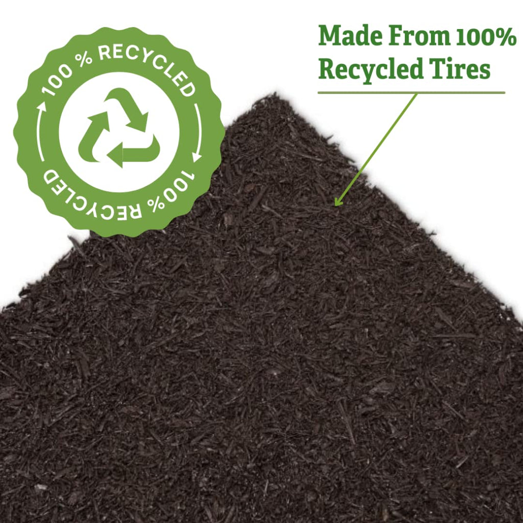 Gardener's Supply Company 100% Recycled Rubber Walkway- 8' x 2' (2 Pack)