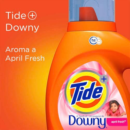 A Touch of Downy Liquid Laundry Detergent, April Fresh, HE Compatible, 3.9 L, 94 loads