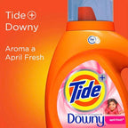 A Touch of Downy Liquid Laundry Detergent, April Fresh, HE Compatible, 3.9 L, 94 loads