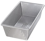 USA Pan Bakeware Aluminized Steel Loaf Pan, 1.5 Pound & Bakeware Round Cake Pan, 9 inch, Nonstick & Quick Release Coating, 9-Inch,Aluminized Steel