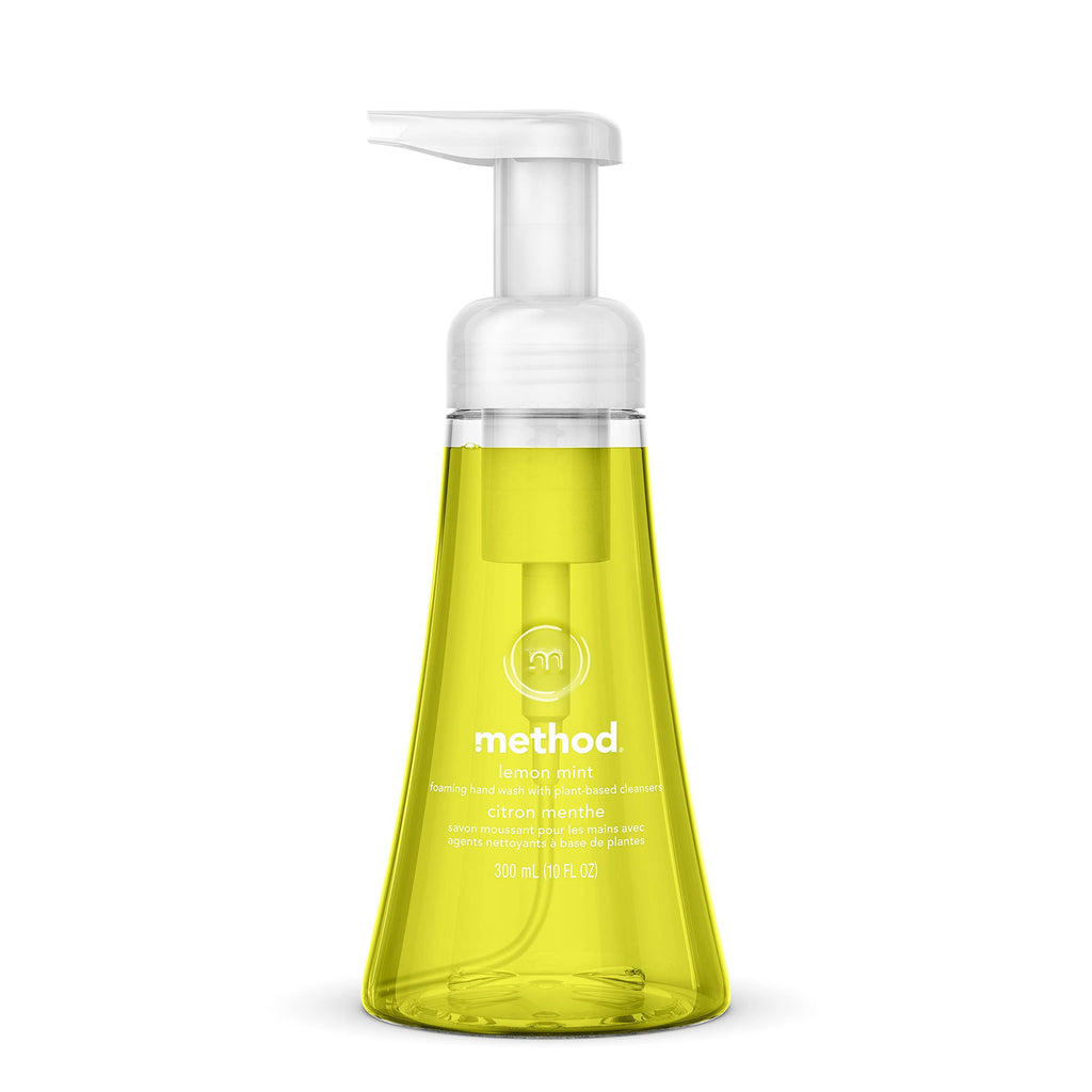 Method Foaming Hand Soap, Lemon Mint, 10 Fl Oz (Pack of 6)