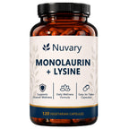 Nuvary Monolaurin Lysine Capsules, 120 Count (1)