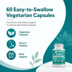 Jade Supplements Pure Berberine, 60 Vegetarian Capsules