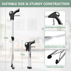 32" Grabber Reacher Tool, 2-Pack Foldable Reacher Grabber with Suction Cup Grip, Heavy Duty Pick Up Tool Grabbers for Seniors, Trash Picker Upper Grabber for Indoor & Outdoor Use