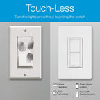Lutron Caseta Original Smart Light Switch 5 Pack (Lutron Smart Hub Required), for Home, LED Lights, and Fans, 6 Amp, Single-Pole/3-Way, Neutral Required, PD-6ANS-WH, White