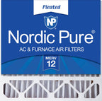 Nordic Pure 20x20x5 Honeywell/Lennox Replacement MERV 12 Air Filter 1 Pack