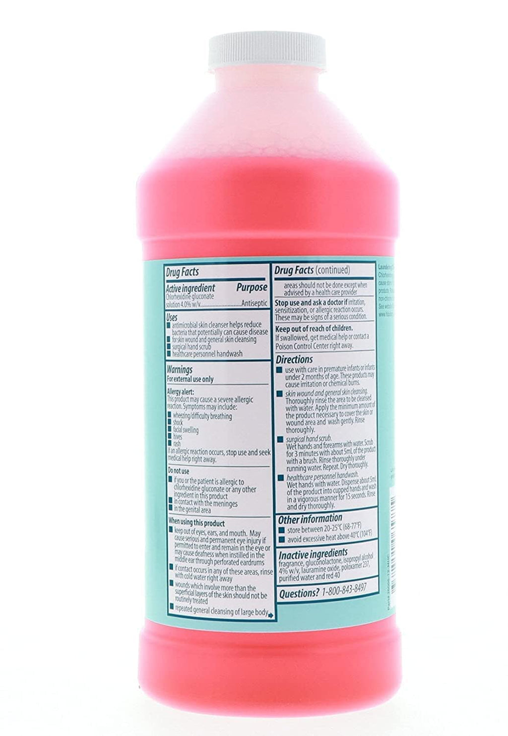 Hibiclens Antimicrobial Skin Liquid Soap,32 Fluid Ounce (Pack of 2)