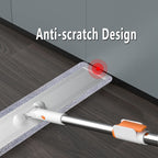 Microfiber Flat Mop 32 in with 4 Washable Pads for Hardwood Floors