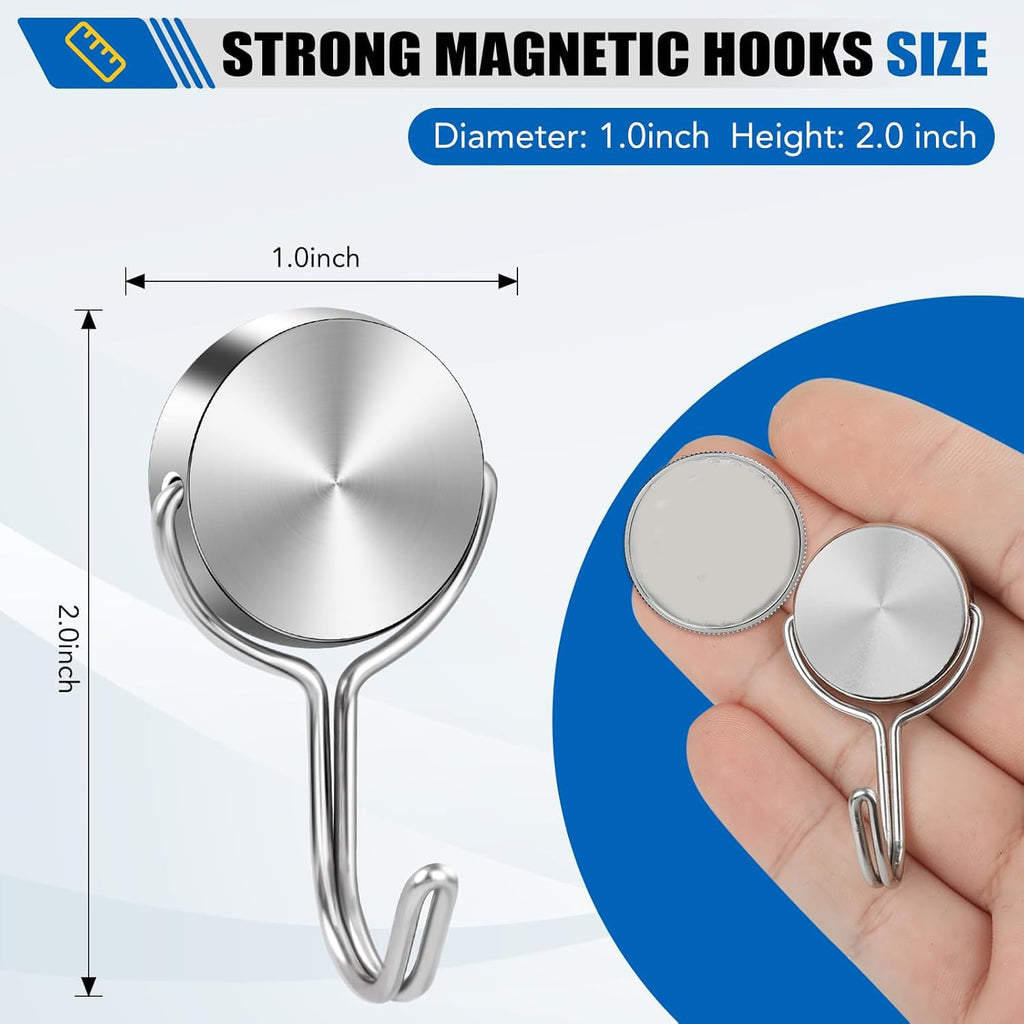 LOVIMAG Magnetic Hooks for Cruise Cabins Essentials 2026 Door Magnets 60LBS