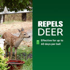 pzwmmsse Deer Repellent Outdoor, Rabbits Repellent for Garden, Bunny Repellent, Deer Deterrent for Plants, Keeps Deer & Rabbit Away from Yard, Lasting for 2 Months, Safe for Humans & Pets-8 Pack