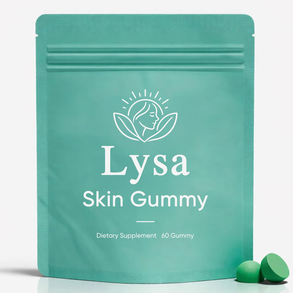 FWPTEI LYSA Acne Gummies, LYSA Ritual Acne Treatment Immune Support & Skin Health - High Potency Vegan Gummies, Sugar-Free, Gluten-Free Gummy Supplement, 60 Gummy