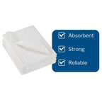 McKesson Drape Sheets [100 Count] Disposable Sheet for Bed, Massage, Exam, Medical, 2-Ply Tissue, Latex-Free, 40 x 60 in, White