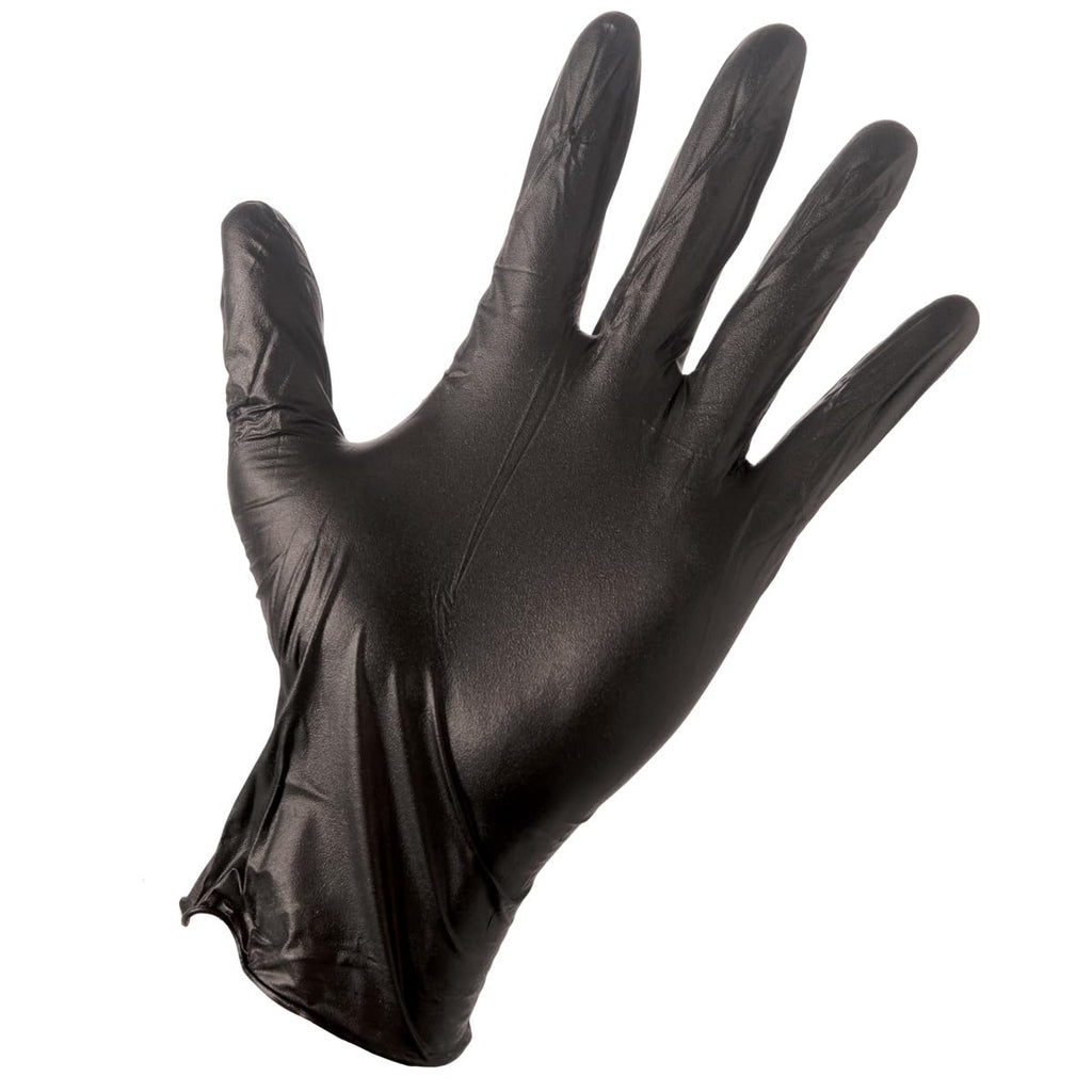 Grease Monkey Disposable Nitrile All Purpose Gloves, Pack of 100, X-Large, Black
