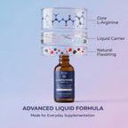 OSTEO ALIVE Nutrition Therapy L-Arginine Liquid Drops, L-Arginine 1000 mg, Vegan, Non-GMO, Mixed Berry Flavor, 60 mL