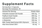 ThinkZylo Microplastic Detox Supplement | Natural Detox Support | Daily Cleanse for Gut Health and Microplastic Defense - - MicroCleanse